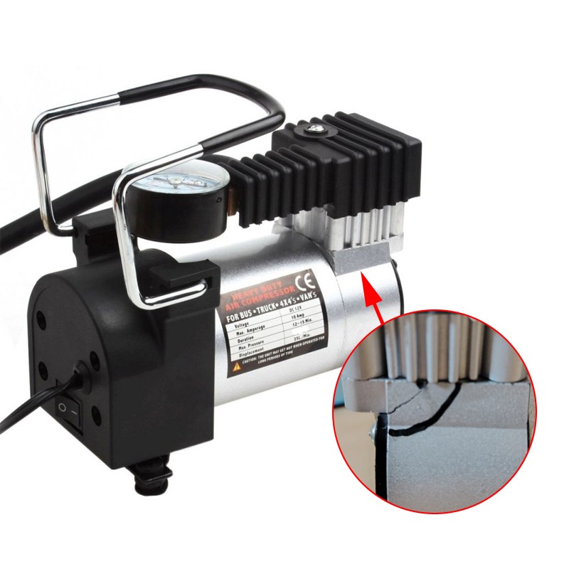 Compresor auto 150w, alimentare 12V, 150 PSI, 27 L/min, RESIGILAT - imagine 8